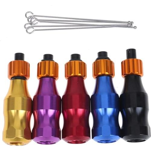 5Colors Adjustable Aluminium Tattoo Cartridge Grip Tubes Needle Bar for Tattoo Gun Machine Microblading Tattoo Supplies Tools