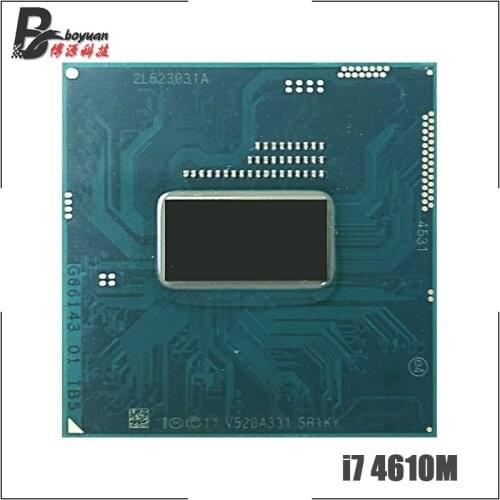 Intel Core i7-4610M i7 4610M SR1KY 3.0 GHz Dual-Core Quad-Thread CPU Processor 4M 37W Socket G3 / rPGA946B