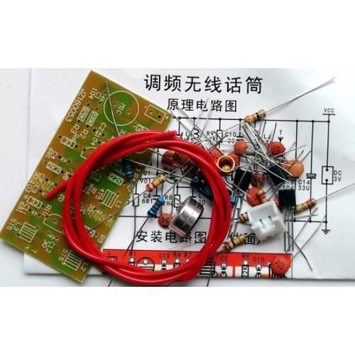 FM wireless microphone kit electronic DIY production practice electronic welding training package