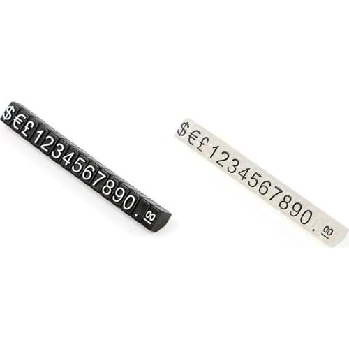 5*3mm Price Cubes Customized the Price Tag Combined Jewelry Price Watch Price Stand Tag Price Numeral Cubes Euro Price Shop