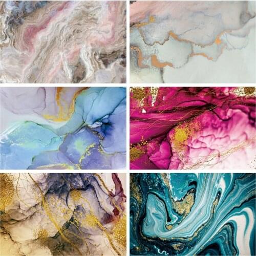 Laeacco Marble Texture Photo Backdrop Abstraction Vintage Oil Painting Room Decro Party Photo Background Photocall Photo Studio