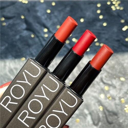 Matte Velvet Lipstick Waterproof Long Lasting Glazed Nude Matte Lip Stick Non-Stick Lip Gloss Makeup Lip Tint Cosmetic Lip Balm