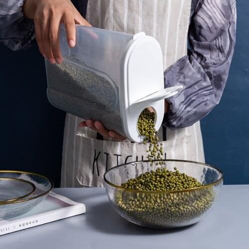 Multifunctional Japanese-Style Grain Barrel Storage Tank Moisture-Proof And Insect-Proof Kitchen Grain Storage Container