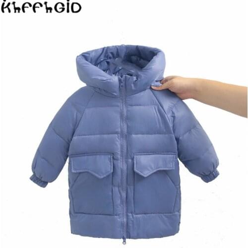 2020 new Explos fur collar denim jacket, big childrens thickened warm denim jacket, girls thickened warm coat and fleece jacket