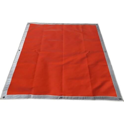 Fire Pit Mat 67inch*60inch for Deck Visible at Night, Protection Grill & Patio Fire Pit Pad Hearth Rug, Fireproof Mat