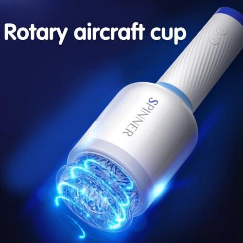 Sex Machine Soft Pussy 10 Speed Automatic Rotating Male Masturbator Bottle Rotating Aircraft Cup Endurance Exercise Toys for Men