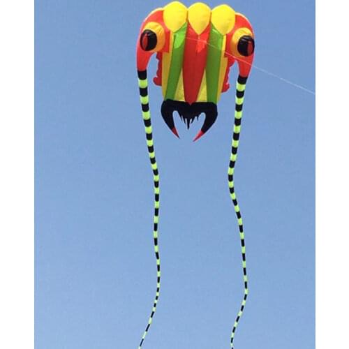 Trilobite beach soft cometas chinas cerf volant single line kites flying vlieger large inflatable kites ripstop nylon aquiloni