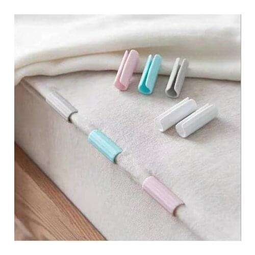 12/6 BedSheet Clips Plastic Slip-Resistant Clamp Quilt Bed Cover Grippers Fasteners Mattress Holder For Sheets Home Clothes Peg