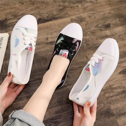 Ladies fashion new mesh shoes spring and summer women sandals net shoes breathable womens shoes casual shoes