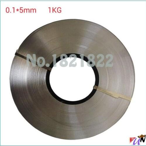 0.1x5mm 1kg per roller battery nickel steel welding tab panel solder tab 18650 welding machine with different size