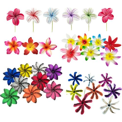 1pcs flowers Christmas Hawaii Summer party DIY decorations Artificial flowers Hula girls favor hair decoration flower