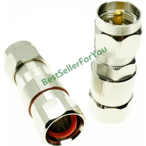 1Pcs Connector PL-259 UHF male plug 1/2" for Corrugated copper Standard Andrew Heliax