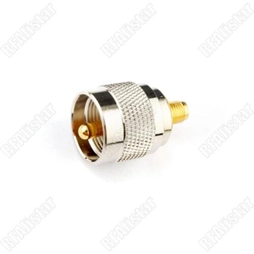 10 Pieces UHF PL-259 Male to SMA Jack Female Connector Adapter PL259 for Ham Amateur Radio