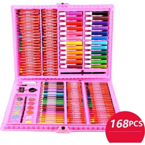 168 Pieces Art Supplies Set Deluxe Art Creativity Painting Drawing Sets for Adult & Kids Colored Pencil Kit for artists Drawing