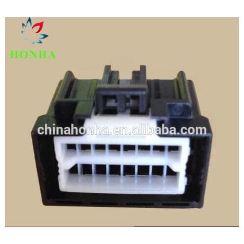 175965-2 tyco TE 12 Pin black female PBT plastic unsealed wire connector