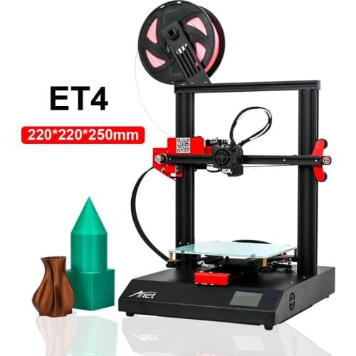 Clearance Anet ET4 Metal 3D Printer 3D Kit Auto Leveling & Loading Filament Detection Resume Printing Support Open Source Marlin