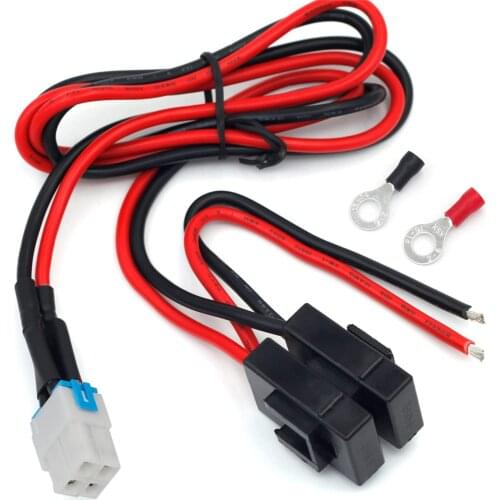 4-pin 12AWG DC Power Supply Cable for Yaesu Radio FT-450D FT-891 FT-991 FT950 FTDX-1200 Kenwood TS-480 TS-890s Icom IC-7000