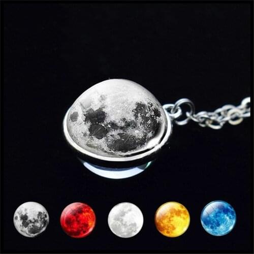 Glass Ball Car Key Chain Earth Sun Mars Art Picture for Nissan Altima 370Z Xmotion Nuvu NV2500 Forum PALADIN TEANA