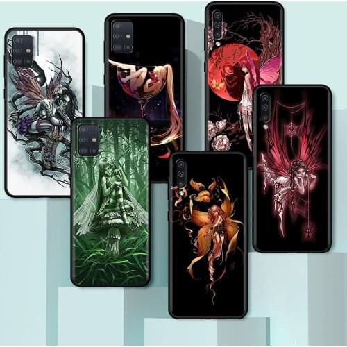 Gothic Skull Fairy Phone Case for Samsung Galaxy A51 A71 A21s A12 A31 A41 A32 A02s A11 A72 A52 A42 5G A01 A91 A21 EU Cover