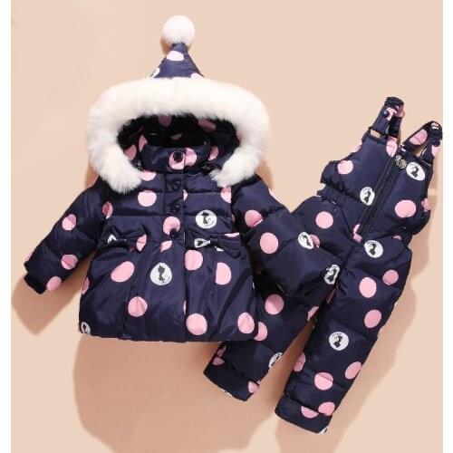 Childrens Winter Jackets Kids Jacket For Girls Boys 2020 Warm Coats Hooded Snowsuits Child Outerwear Toddler Overalls Jumpsuit