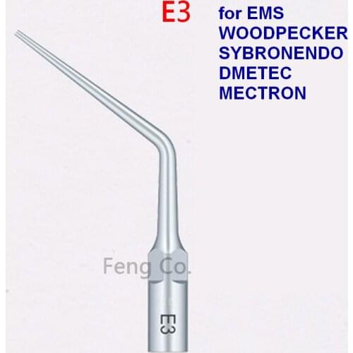 E3 Ultrasonic Scaler Tips Endo Perio Dental Scaling Fit EMS Woodpecker Handpiece Dentistry Instrument