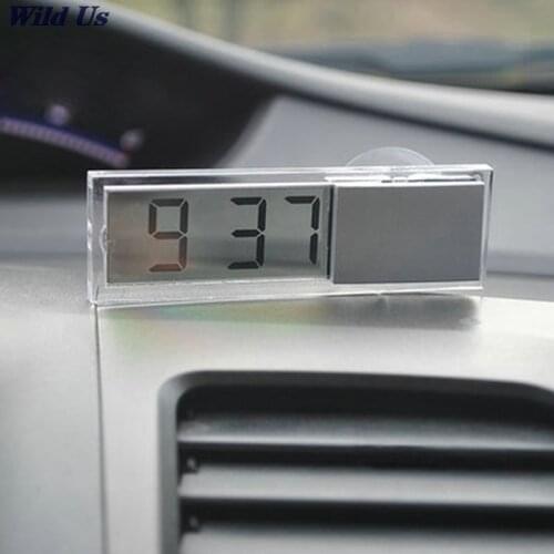 Hot sale 1pc LCD Display Digital Electronic Clock With Sucker LED for All Cars Indoor Outdoor Home Window Meter