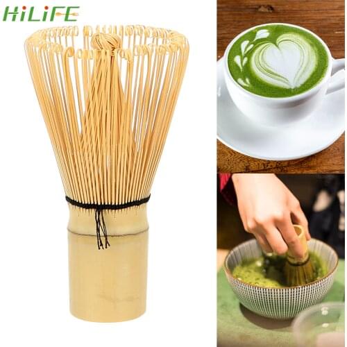 HILIFE Tea Brush Tea Tool 100 Matcha Green Tea Powder Whisk Kitchen Accessories Japanese Ceremony Bamboo Chasen