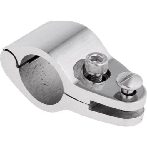 Boat Cover/ Canopy Fittings - Standard Clamp Suits 22mm Bar Tube Frame Heavy Duty 316 Stainless Steel