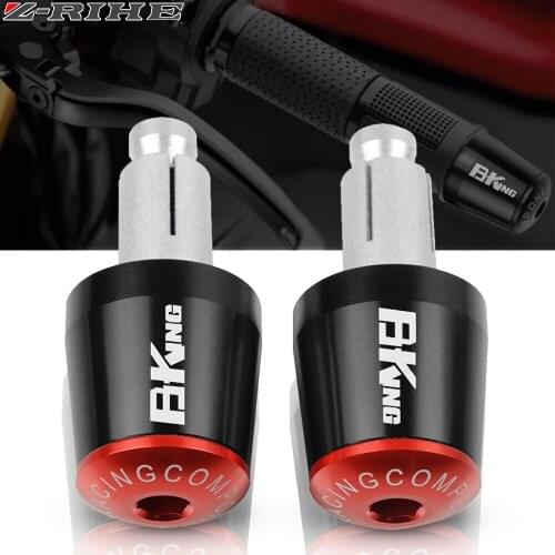 Motorcycle Accessories CNC 22MM Handlebar Grips Handle Bar Cap End Plugs FOR Suzuki B-King ABS BKING 2008 2009 2010 2011 2012