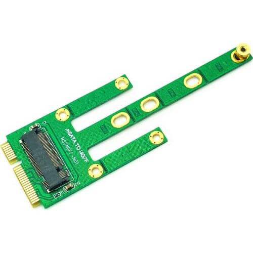 MSATA 3.0 to M.2 NGFF SATA SSD Adapter Board Riser Card for PC Computer M.2 SATA SSD B Key to mSATA Raiser mSATA to M.2 Adapter