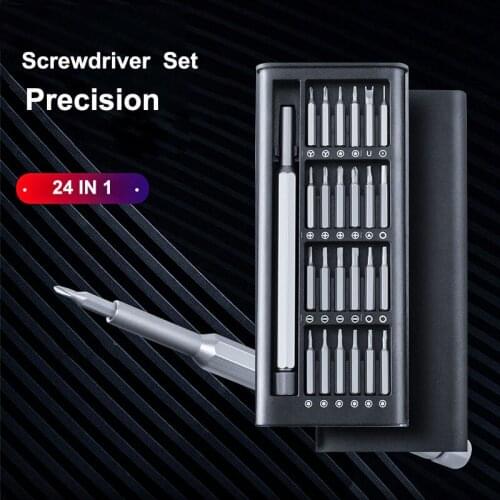 24 In 1 Precision Screwdriver Set Hand Tools Case Multi-tool Professional for Home PC Phone Repair Magnetic Bit Socket Heads