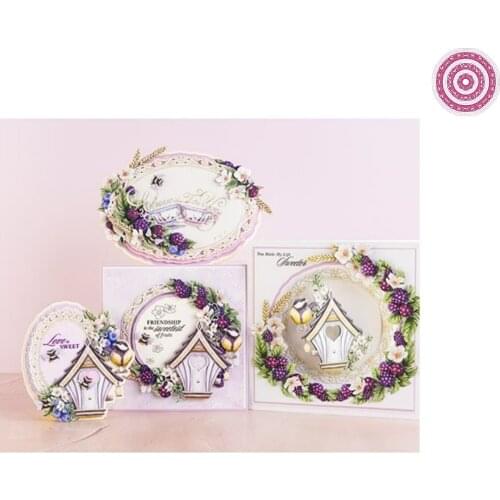 New Midsummer Frame Metal Cutting Dies for 2021 Scrapbook Diary Decoration Embossing Template Cut Die Diy Greeting Card Albums