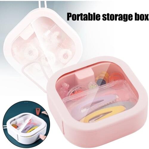 Mini Portable Hair Clip Organizer for Jewelry Rings Earrings Hair Clips Hair Bands Leather Bands Beauty Supply Organizer C1