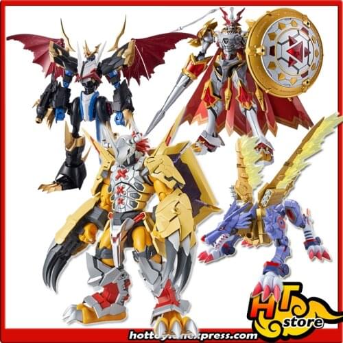 Original BANDAI SPIRITS Figure-rise Standard Assembly Action Figure - WarGreymon(AMPLIFIED)
