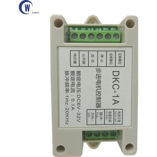Stepper motor controller DKC-1A 1-20kHz pulse frequency adjusts speed by potentiometer for stepper motor drive