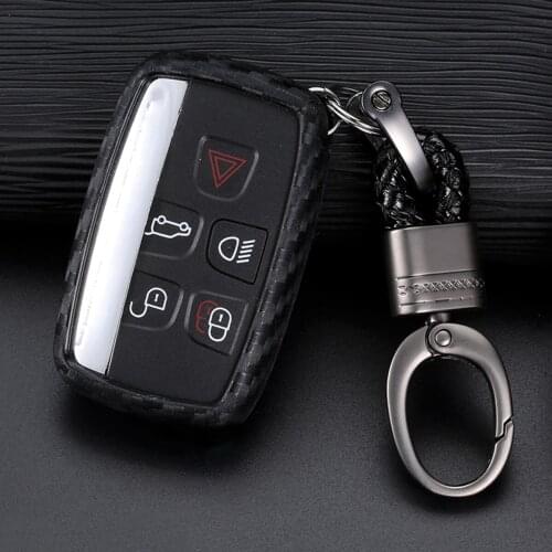 Silicone Smart Key Cover Case Fob Keychain Fit For Range Rover Sport Evoque Velar Discovery Sport Accessories