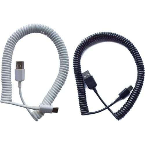 H05B Type C Coiled Cable Wire Mechanical Keyboard GH60 USB Cable Type-C to USB Cable