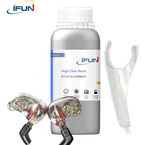 IFUN 3d Printer High Clear Resina 3d Photon 405nm LCD UV 3D Printer Resin 500g Liquid Printing Material Photosensitive Uv Resin