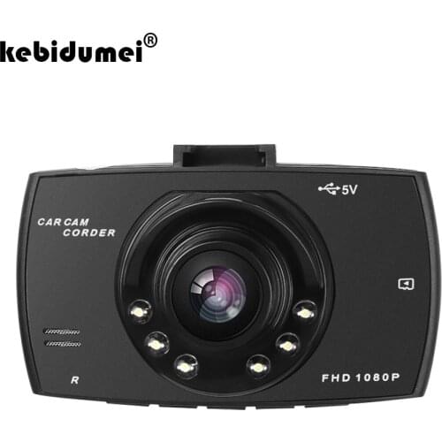 Kebidumei Dash Cam Car Camera DVR Full 120 Degree Angle Recorder Support G-sensor Loop Recording Night Vision
