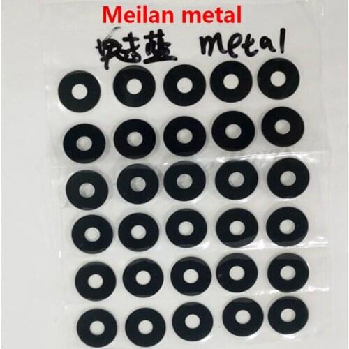 50PCS/lot Replacement Parts Back Rear Camera Glass Lens with adhesive Sticker For MEIZU Meilan metal