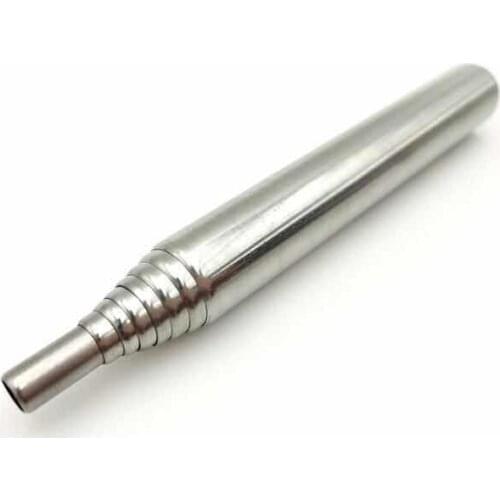 1Pc 8 Sections Stainless Steel Telescopic Fire Pit Outdoor Wood Stove BBQ Fire Blower Tube Pocket Tool Picnic Equip 9.3cm-48.5cm