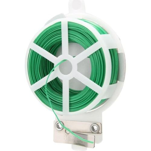 30m Portable Roll Wire Twist Ties Garden Cable Ties Tools With Climbers Slicer Cutter Releasable Random Colors