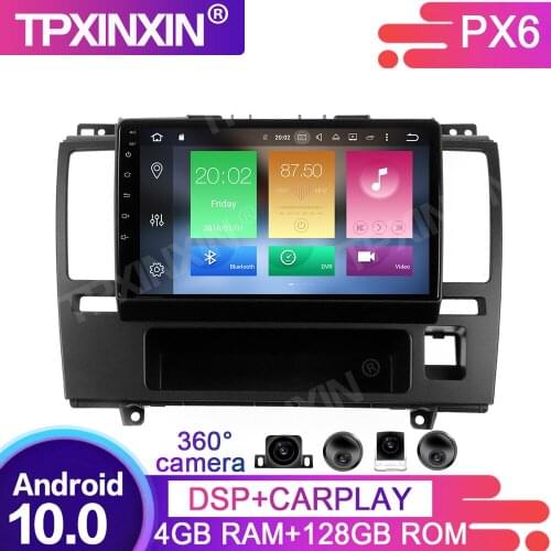 4+128 Android 10 For Nissan Tiida 2004-2011 Car Multimedia Player GPS Navigation Headunit Auto Radio Audio Stereo Tape Recorder