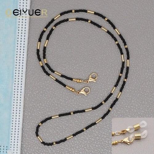 Mask Chain Necklace Jewelry Chains for Masks Strap Miyuki Beads Necklace Trendy Sunglasses Lanyard Jewellery Fashion Ornaments