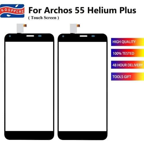 Mobile Phone Touch For Archos 55 Helium Plus Touch Screen Panel Digitizer Touchscreen Front Glass Panel 55 Plus ( no lcd ) Part