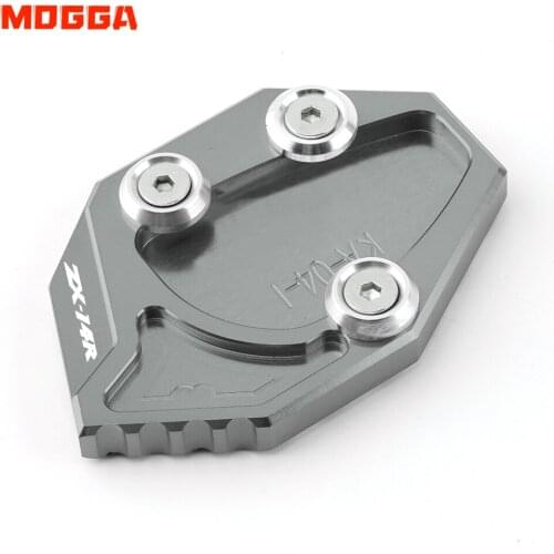 For KAWASAKI NINJA ZX14R ZX-14R ZX14 ZZR 1400 2006-2015 Motorcycle CNC Accessories Side Kickstand Stand Plate Side Stand Enlarge