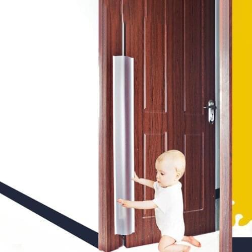 Home Baby Safe Door Stripe Prevent Finger Injure Translucent Double-Sided Paste Kids Safety Protection Stripe for Gate