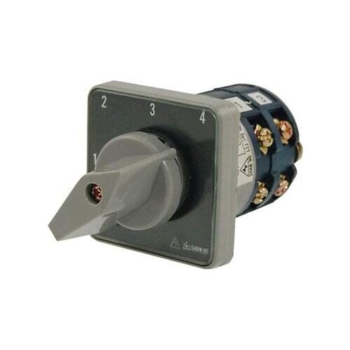 Electric Screw Terminals Gray Rotary Cam Changeover Switch