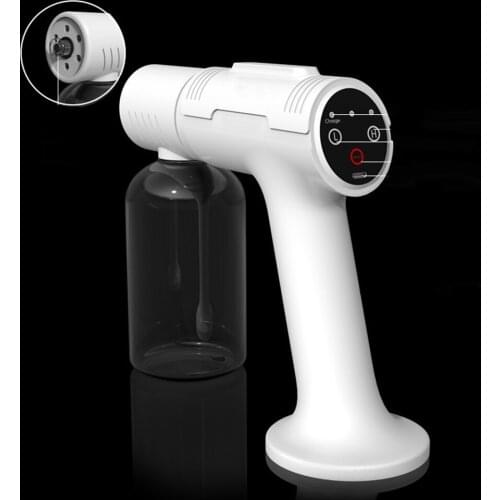 600ml 21oz Electric Nano Spray Gun Cordless Home Office School Car Sprayer USB Fogging Disinfection Fogger Spraying Gun