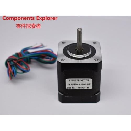 3D printer fitting Nema17 0.9 degree stepper motor two phase four wire 1.8 degree 42HM48-1684-10F